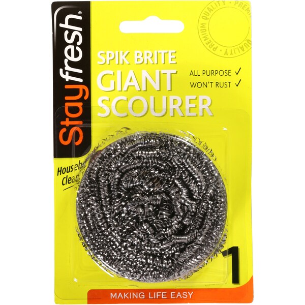Scourer Stainless Steel Giant Each