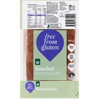 Woolworths Free From Gluten Seeded Bread Loaf