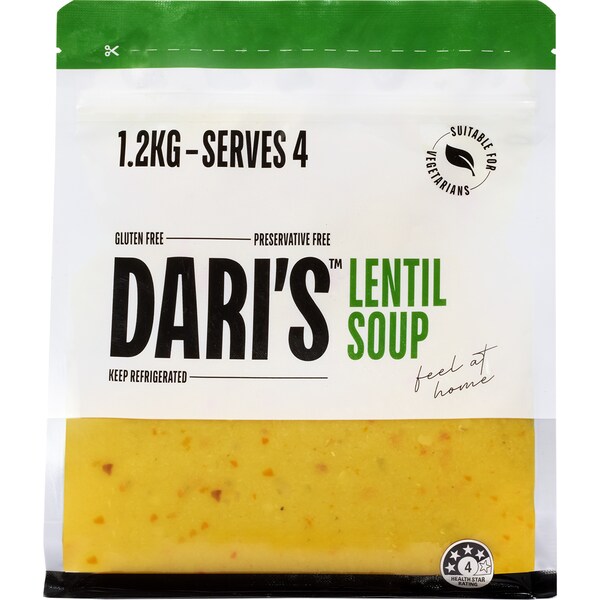 Dari's Lentil Soup 1.2kg