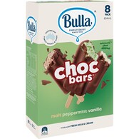 Bulla Mint Vanilla Chocolate Bar Sticks