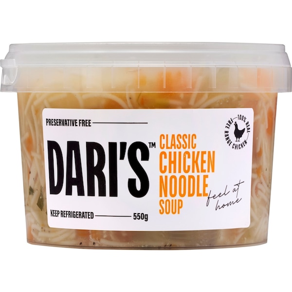 Dari's Classic Chicken Noodle Soup 550g
