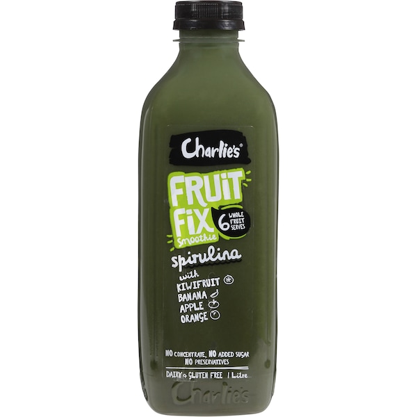 Charlie's Fruit Fix Smoothie Spirulina Bottle 1L