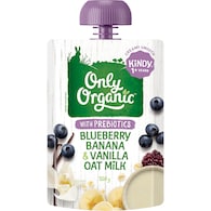 Only Organic Blueberry Banana & Vanilla Oat Milk