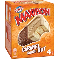 Peters Maxibon Caramel Rough Nut Ice Cream
