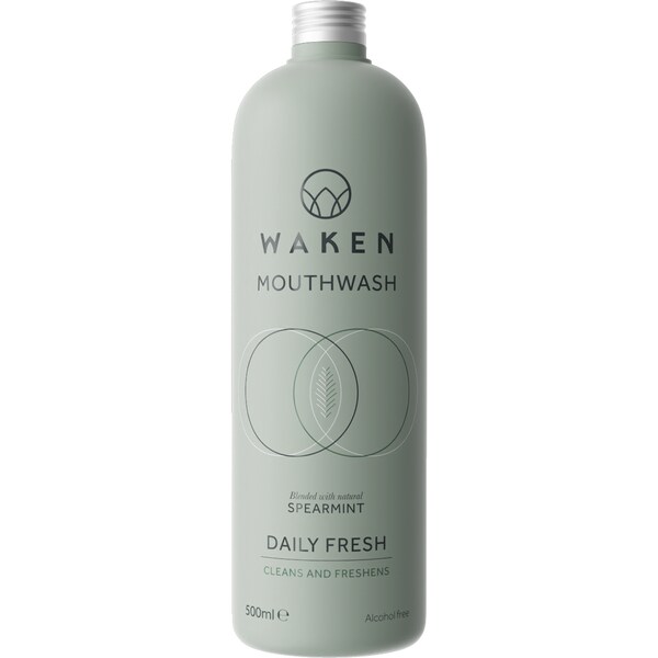 Waken Daily Fresh Mouthwash Spearmint 500mL