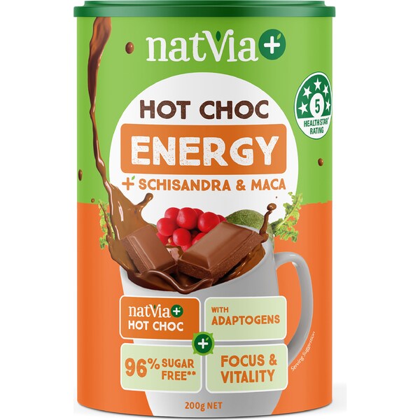 Natvia Energy Drinking Chocolate 200g