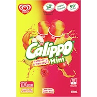 Streets Calippo Mini Raspberry & Pineapple Ice Blocks