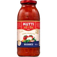 Mutti Sugo Semplice Pasta Sauce Bolognese