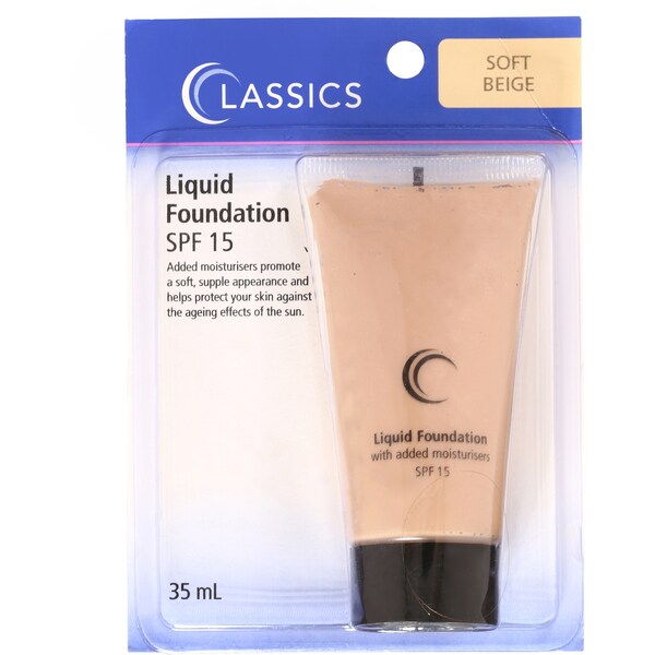 Classics Foundation Liquid Tottle Soft Beige 35ml
