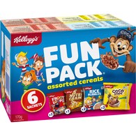 Kellogg's Fun Pack Breakfast Cereals Assorted