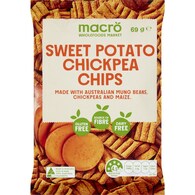Macro Sweet Potato Chickpea Chips
