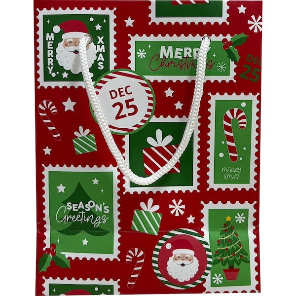 Christmas Gift Bag Small Stamps Each