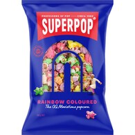 Superpop Rainbow Coloured Popcorn Multi Coloured