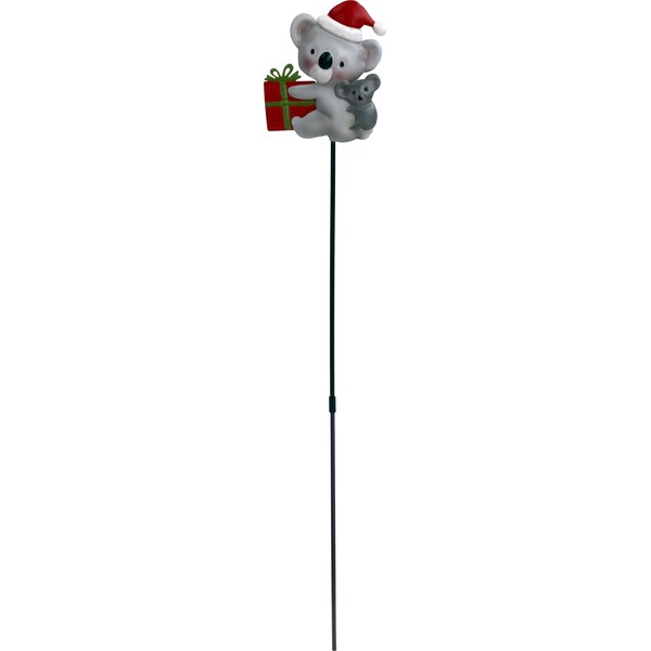 Christmas Metal Stake Koala Each