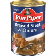 Tom Piper Braised Steak & Onions Canned Meal