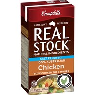 Campbell's Real Stock Chicken Salt Reduced