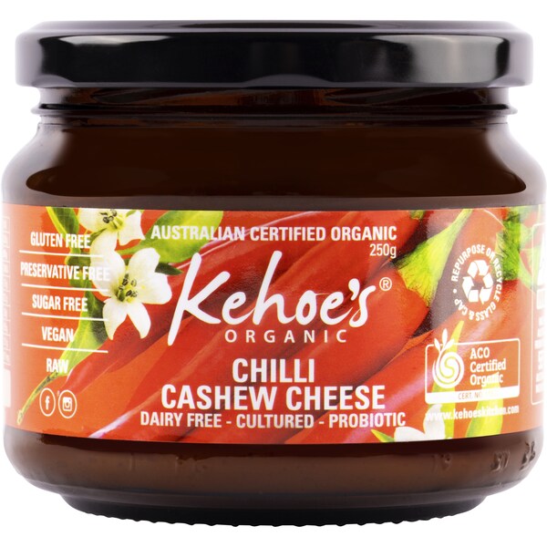 Kehoe's Kitchen Organic Chilli Cashew Cheese 250G