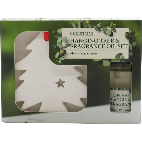 Christmas Hanging Tree & Frangrance Oil Set Each