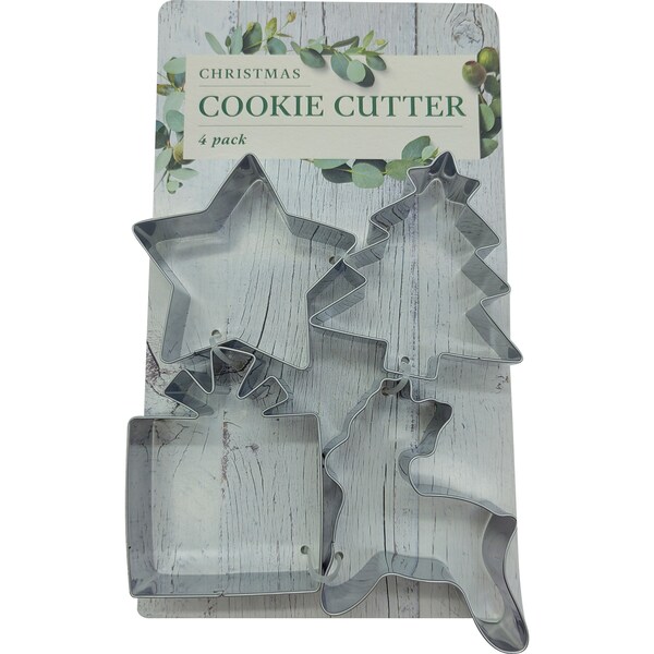 Christmas Cookie Cutters 4 Pack