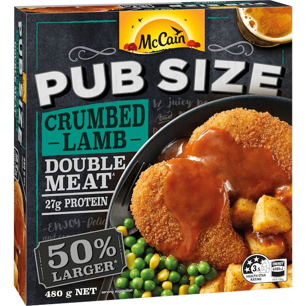 McCain Pub Size Crumbed Lamb 480g