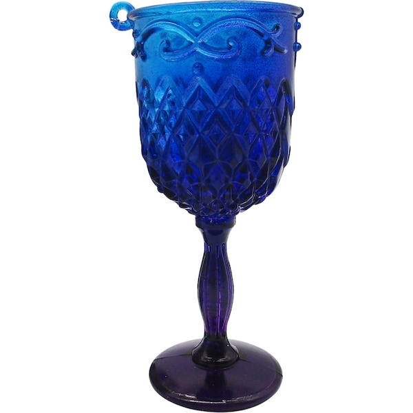 Christmas Desire Wine Goblet Blue Each