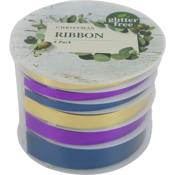Christmas Bright Ribbon Set 6 Pack