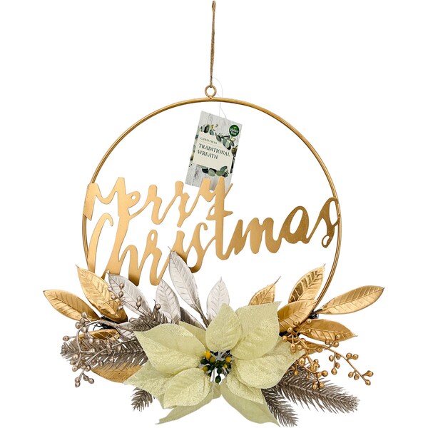 Christmas Traditional Wreath Foliage Each