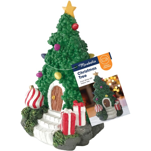 Mirabella Christmas Battery Operated Tree Fairy House Each