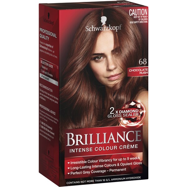 Schwarzkopf Brilliance 68 Chocolate Rush each