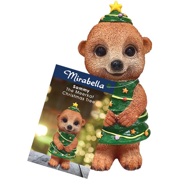 Mirabella Christmas The Meerkat Mini Sammy Christmas Tree Each
