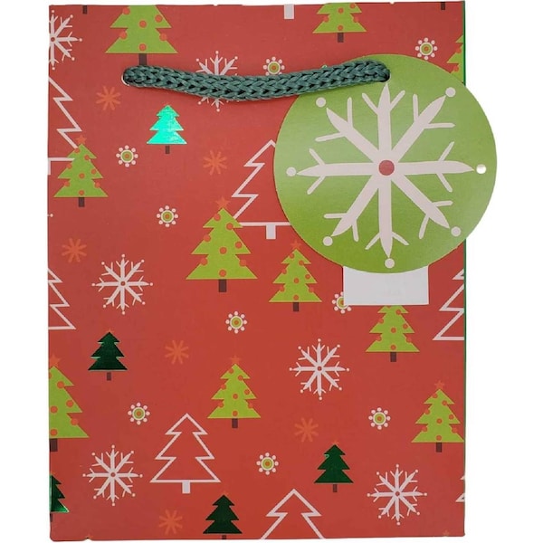 Christmas Gift Bag Small Tree Each