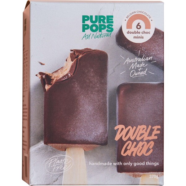 Pure Pops Double Choc 6 pack