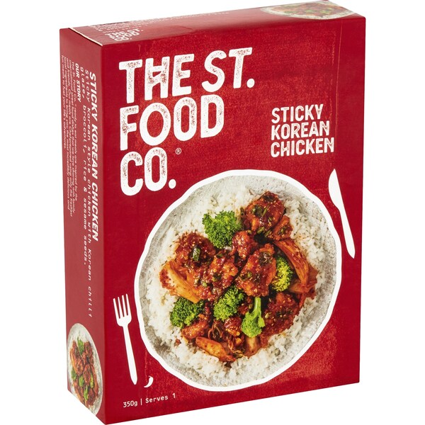 The St. Food Co. Sticky Korean Chicken 350g