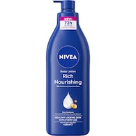 Nivea Rich Nourishing Body Lotion 72hr Moisturiser For Dry Skin