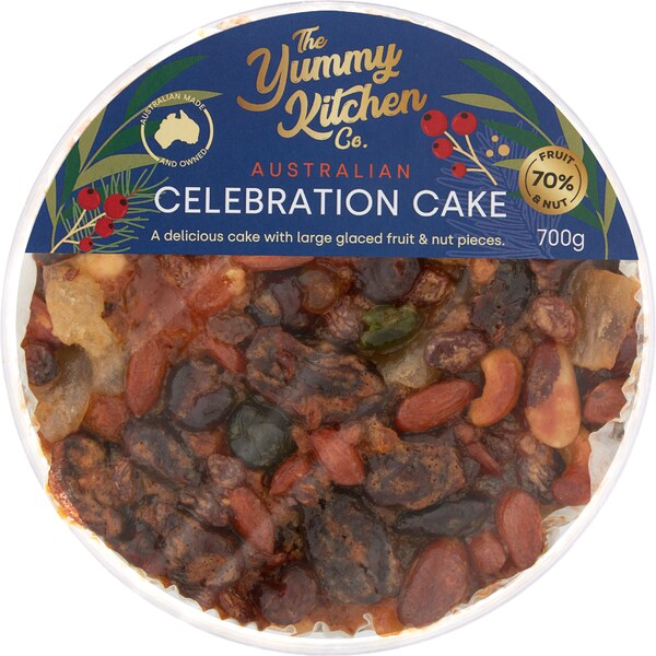 The Yummy Kitchen Australian Celebration Cake 700g