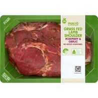 Macro Grass Fed Australian Lamb Shoulder Rosemary & Garlic