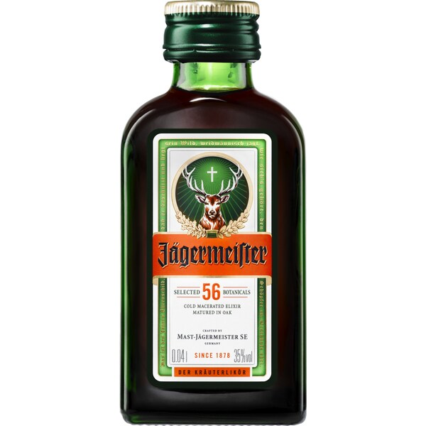 Jagermeister Mini Spirit Bottle 40mL x 1 Bottle