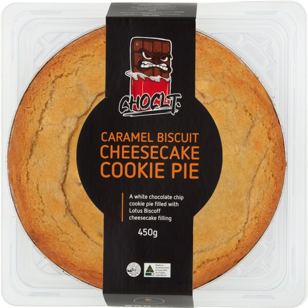 Choclt Caramel Biscuit Cheesecake Pie 450g