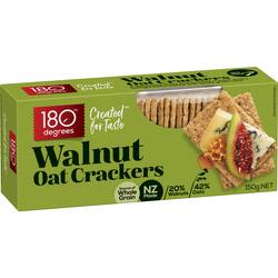 180 Degrees Oat Crackers Walnut 150g