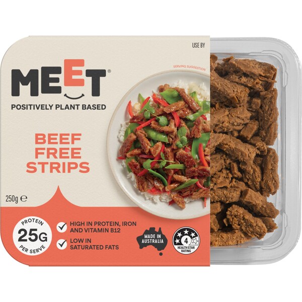 Meet Plant Based Beef Free Strips 250g