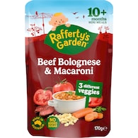 Rafferty's Garden Baby Food Pouch Beef Bolognese & Macaroni 10+ Months