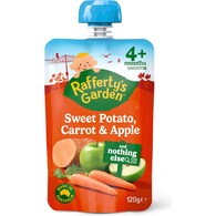 Rafferty's Garden Baby Food Pouch Sweet Potato Carrot & Apple 4+ Months