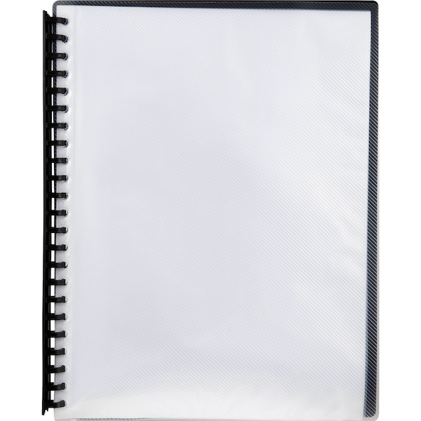 Marbig Clear Front Refillable Display Books Black A4 each