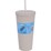 Armada Reusable Tumbler With Straw Assorted each