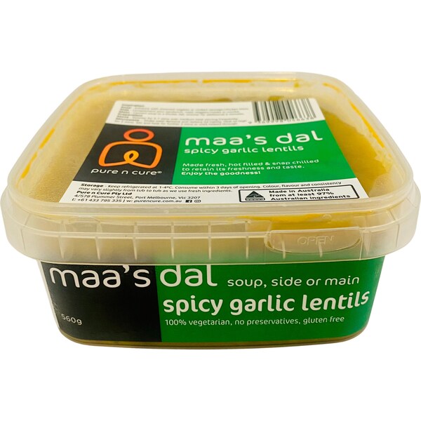 Maa's Dal Spicy Garlic Lentils 560g