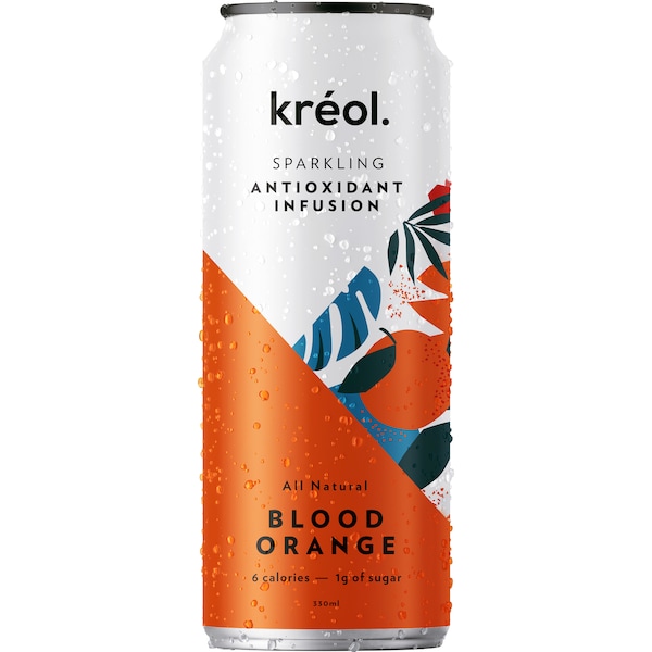 Kreol Sparkling Drink Blood Orange 330mL