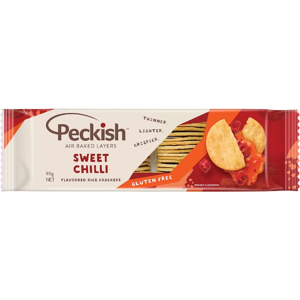 Peckish Rice Crackers Sweet Chilli 90g