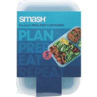 Smash Reusable Meal Prep Containers