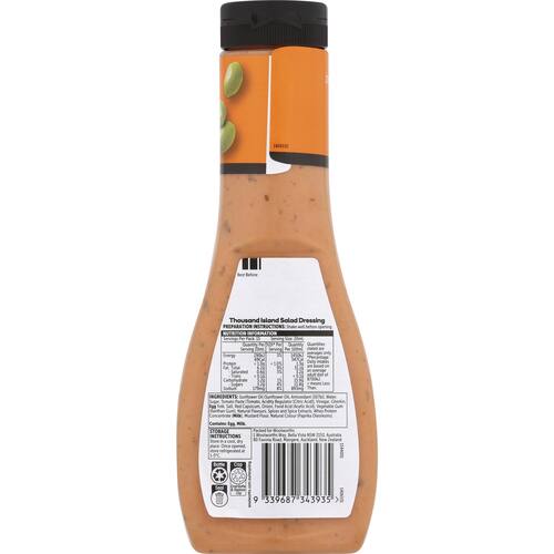 Woolworths Thousand Island Salad Dressing 300ml bunch