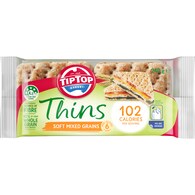 Tip Top Thins Mixed Grains Bread Bakery